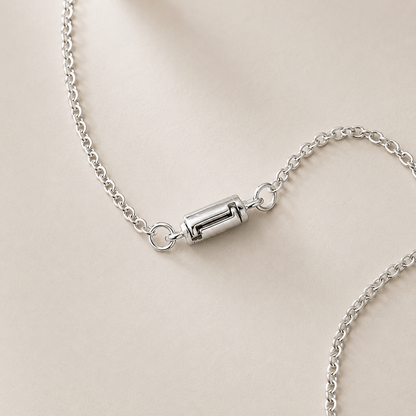 Sterling Silver Whale Tail Necklace