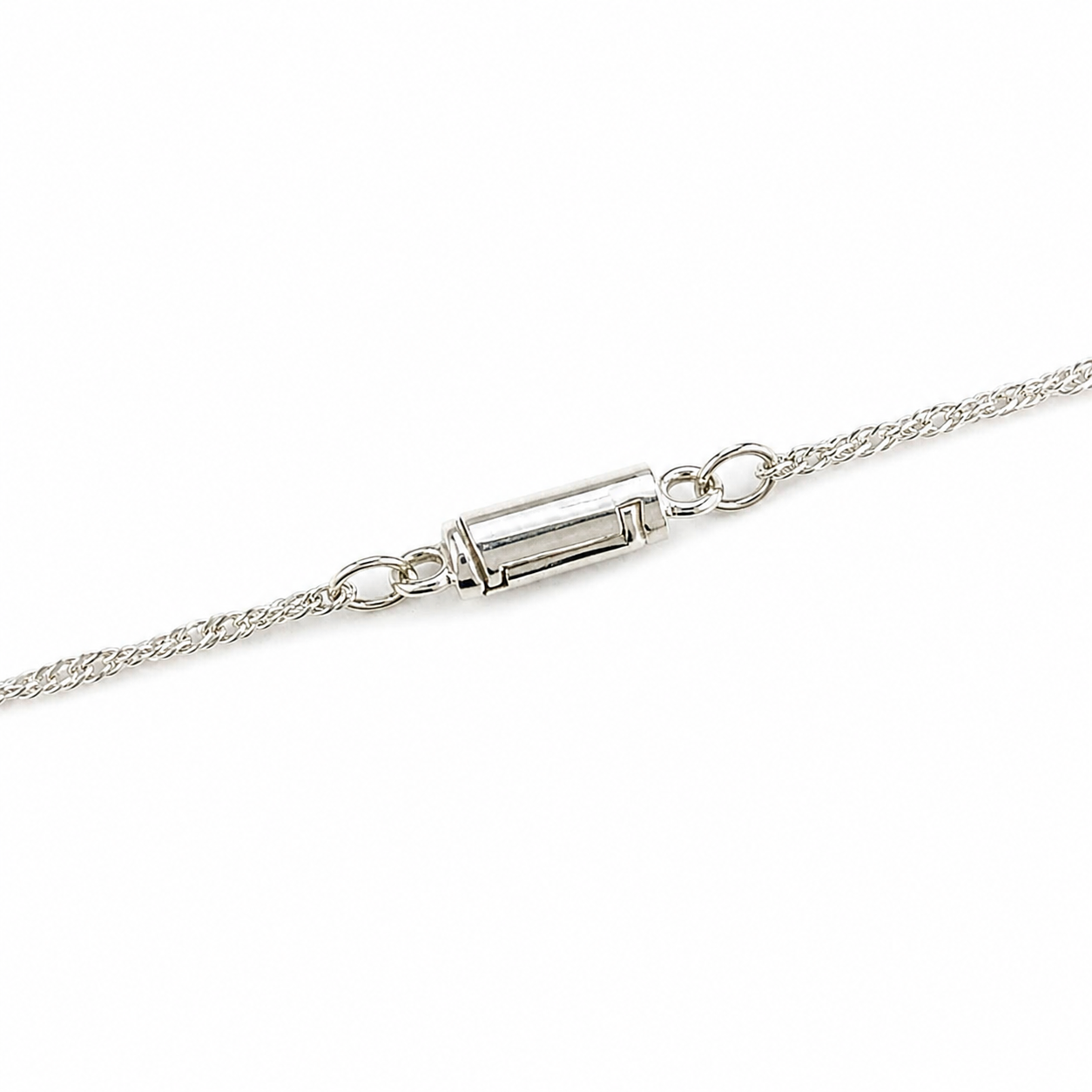 Sterling Silver Hammered Crescent Moon Necklace