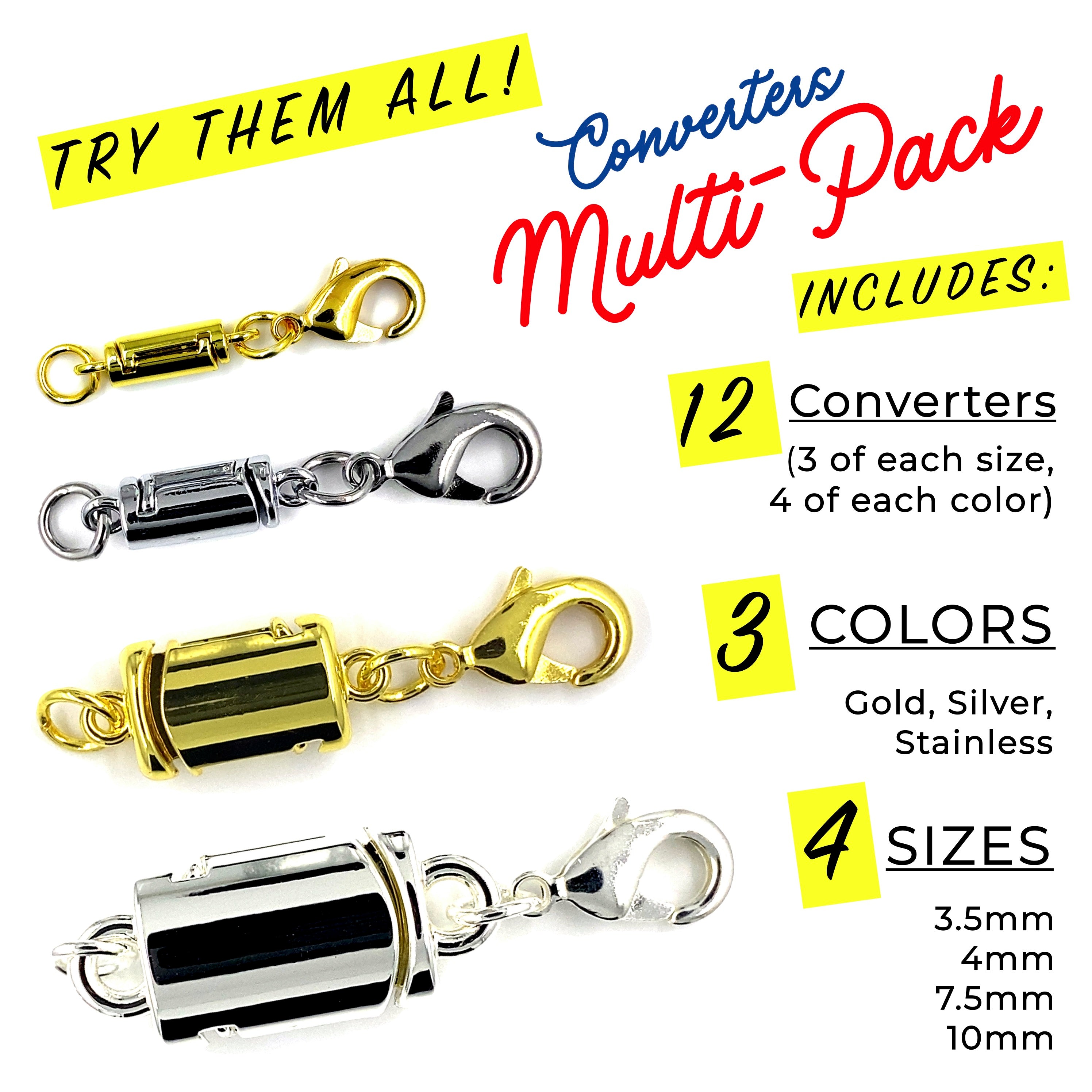 Freedom Clasp Converters MULTI-PACK | Magnetic Jewelry Clasps