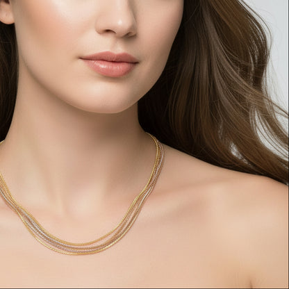 Sterling Silver Multi-Strand Necklace