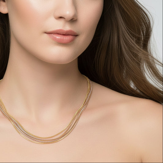 Sterling Silver Multi-Strand Necklace