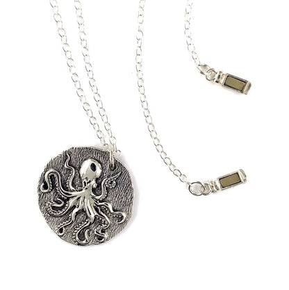 Sterling Silver Octopus Necklace