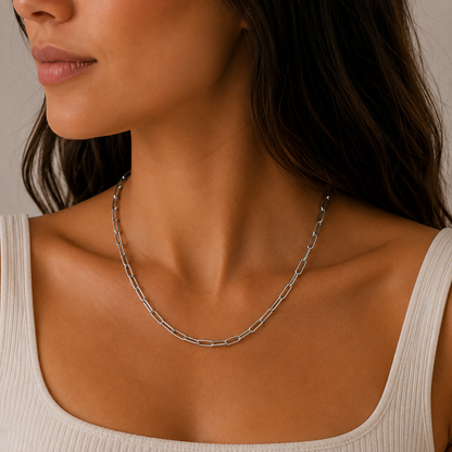 Paperclip Necklace (4MM)