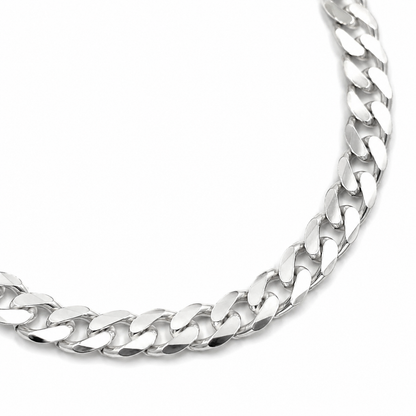 Sterling Silver Cuban Link Bracelet (6MM)