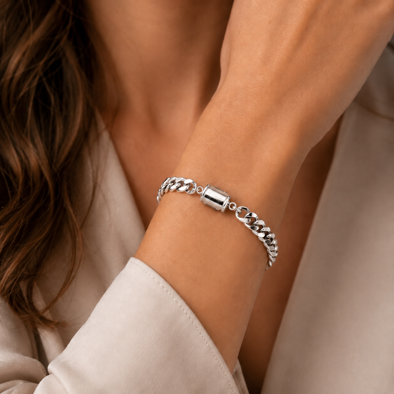 Sterling Silver Cuban Link Bracelet (6MM)
