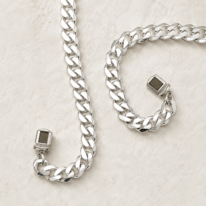 Sterling Silver Cuban Link Necklace (6MM)